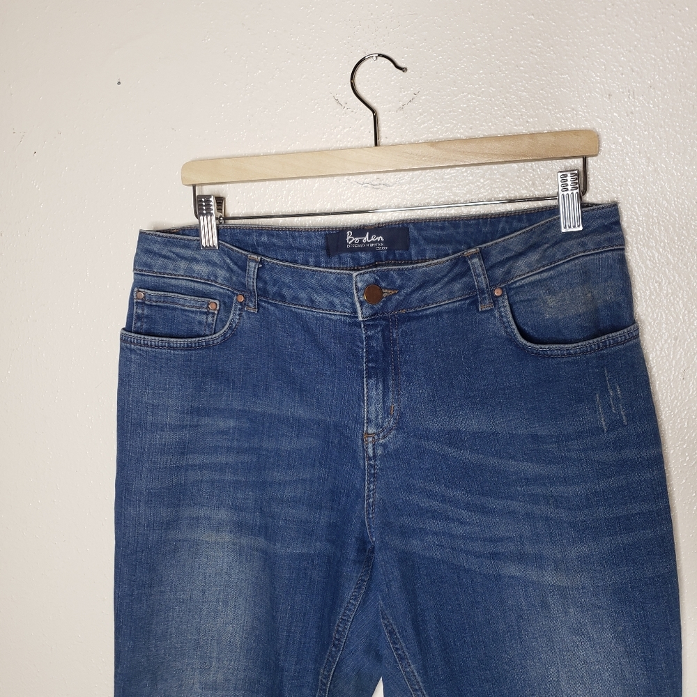 Boden Cavendish Girlfriend Blue High Rise Jeans - Picture 3 of 8